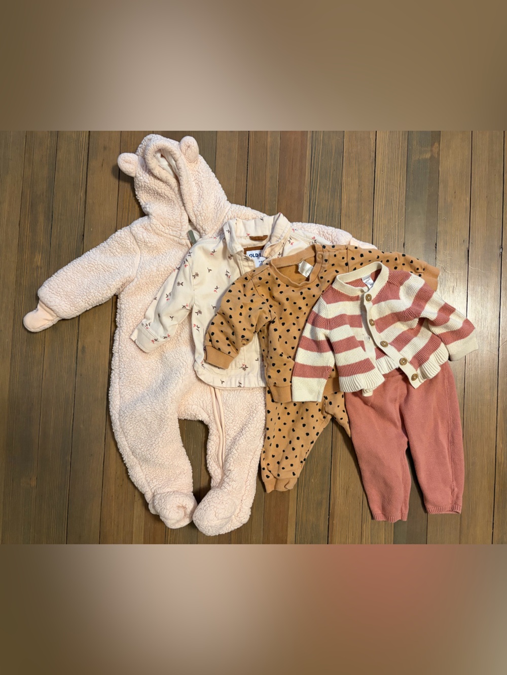 3-6 month baby girls winter bundle